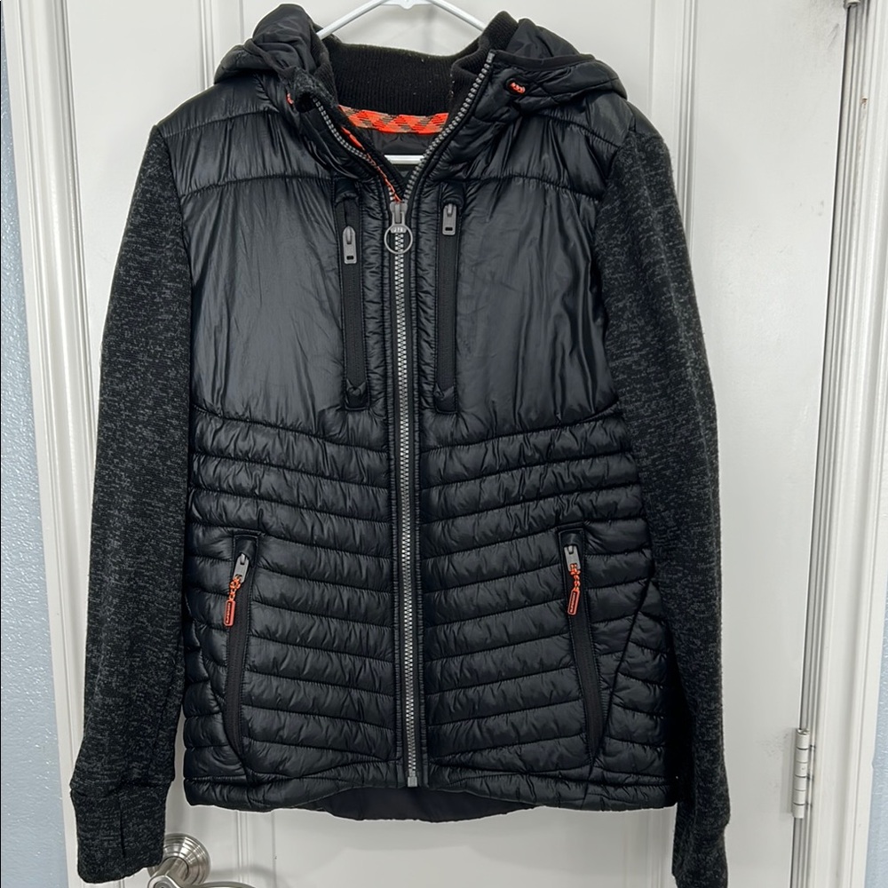SuperDry Storm XL Black Jacket